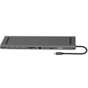 F511994 十合一Type-c扩展坞 笔记本多功能拓展坞 USB集线器 usb-c hub