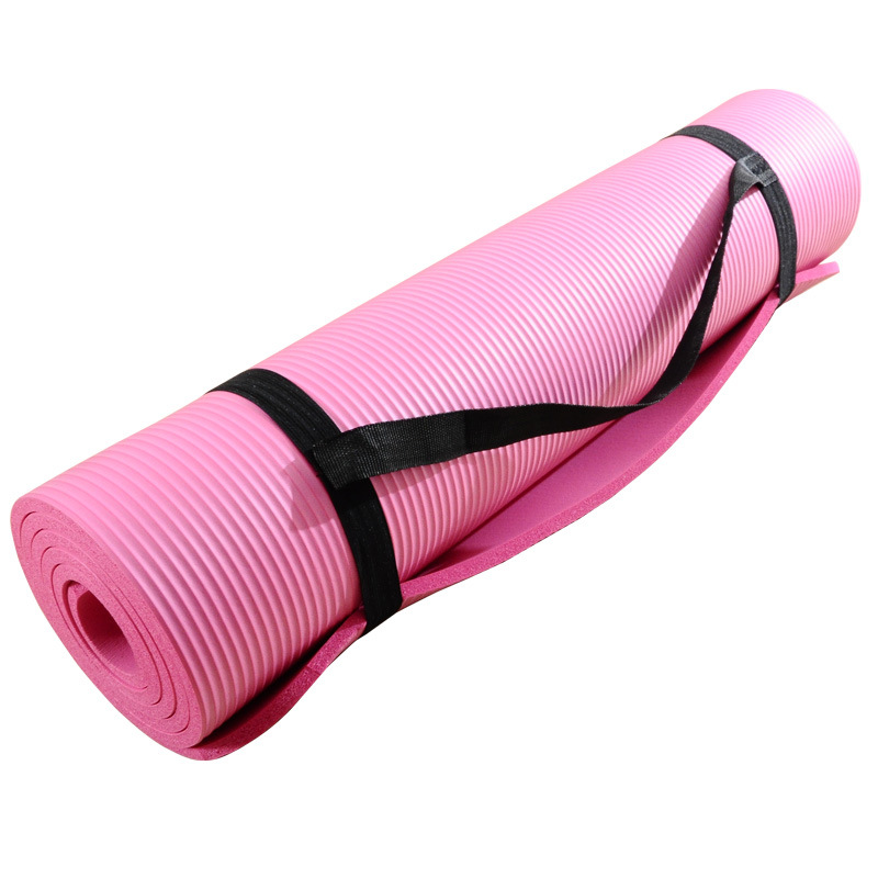 SPB0007批发10mm加长加厚nbr瑜伽垫加宽瑜珈垫多功能运动健身防滑瑜伽垫
