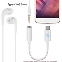 适用于一加手机音频转接头听歌线控U盾 Typec转3.5mm耳机转接换器
