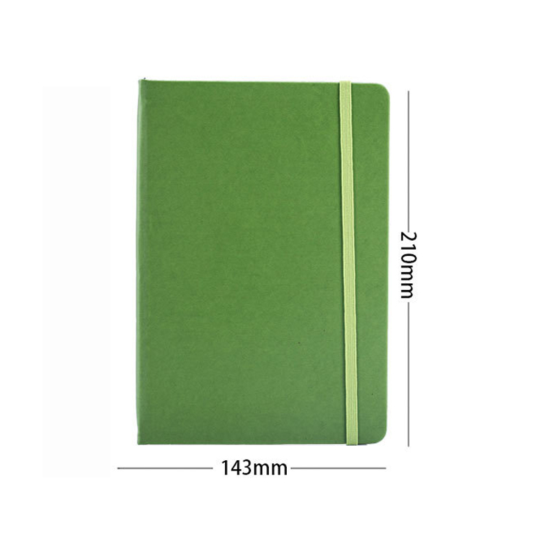 PSN1025 - Hardbound Colored A5 Journal Notebook 精装日记本硬面绑带本变色PU记事本定做办公笔记本a5定制可印LOGO