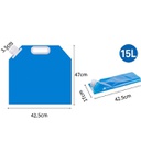 15L户外旅行水袋野营储水户外登山便携大容量手提折叠水袋