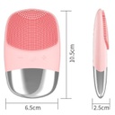 BR001385 - 现货 新款硅胶洁面仪 电动超声波防水毛孔清洁器 深层按摩洗脸仪