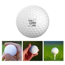 F511216 高尔夫球 双层高尔夫练习球golf两层空白球
