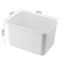 HOB6050 - Home Organization Plastic Storage Box 带盖储物盒 化妆品首饰整理盒学生宿舍衣物塑料收纳框 桌面收纳盒