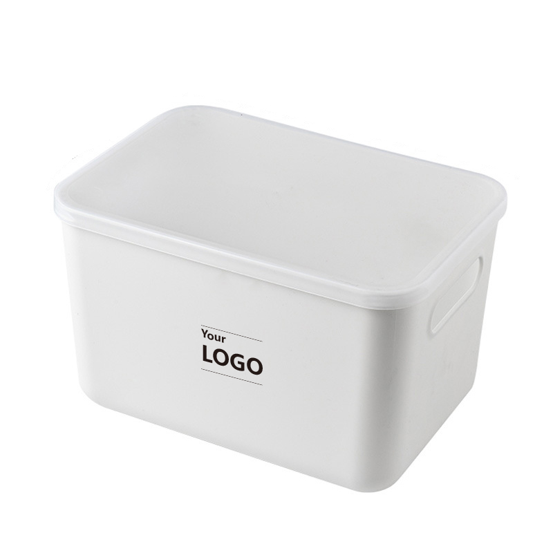 HOB6050 - Home Organization Plastic Storage Box 带盖储物盒 化妆品首饰整理盒学生宿舍衣物塑料收纳框 桌面收纳盒