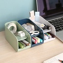 OFB1009 - Multifunctional Magnetic Desktop Stationery Box 多功能文具磁性笔盒文具盒桌面收纳盒杂物整理盒办公室双层置物架