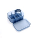 HOB6035 - Frosted Matte Storage Box with Lid 塑料磨砂透明收纳盒 带盖化妆品面膜收纳盒 桌面多功能地摊收纳盒