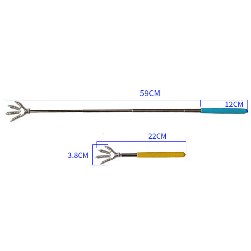 鹰爪不求人按摩抓痒器抓痒器不锈钢伸缩痒痒挠