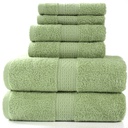 纯棉毛巾吸水浴巾柔软方巾精梳3件套 towel set 3pcs套装贴牌