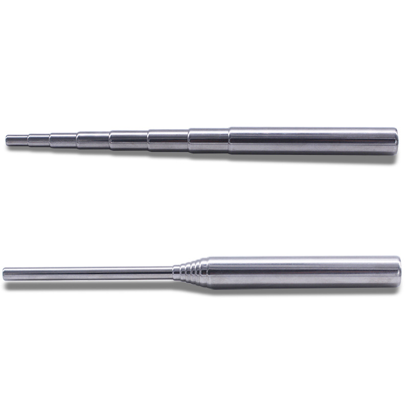 新款不锈钢吹火管吹火筒Pocket Bellow 野营生火工具可伸缩吹火棒