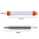 新款不锈钢吹火管吹火筒Pocket Bellow 野营生火工具可伸缩吹火棒