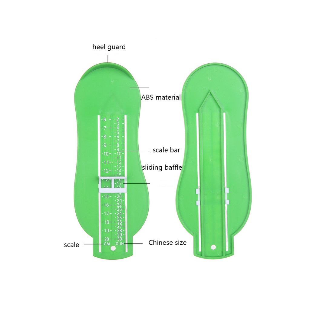 KD0002 家用儿童量脚器脚长测量尺宝宝买鞋量脚器婴儿童宝宝脚长测量器