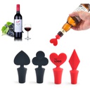 硅胶酒瓶塞 扑克牌系列酒瓶塞硅胶 创意硅胶酒瓶塞 硅胶酒瓶盖