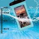 漂浮气囊手机防水袋触摸屏游泳透明充气防水手机袋相机防水套 T