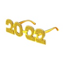 新品跨境 2021数字眼镜 派对搞怪 跨年新年眼镜道具聚会用品
