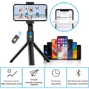 蓝牙自拍杆 三脚架自拍杆 安卓/iOS手机通用自拍神器