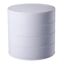 HOB1006 - Creative Nordic Multi-layer Jewelry Box 创意INS风首饰收纳盒 北欧简约桌面旋转多层饰品防尘盒jewelrybox
