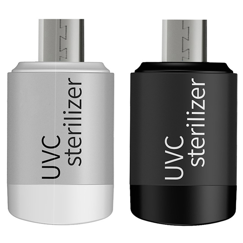 Mini UVC LED uv sterilizer杀菌消毒灯Android Micro USB灭菌器