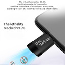Mini UVC LED uv sterilizer杀菌消毒灯Android Micro USB灭菌器