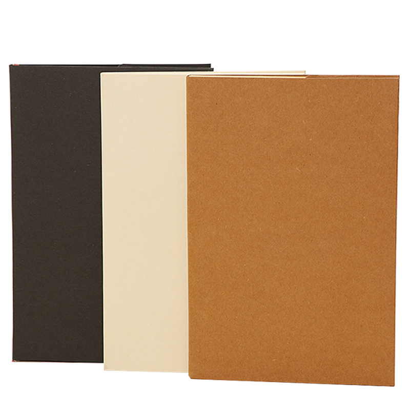 PSN1024 - Kraft Custom Grid Notebook批发 创意内页横线记事本 复古牛皮纸空白网格笔记本 可加印logo