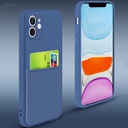 适用于iphone12仿液态硅胶插卡手机壳苹果12 Pro全型号软壳批发壳