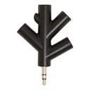 一分四树叉音乐耳机分享器 耳机分线器 音乐陀螺 Audio splitter