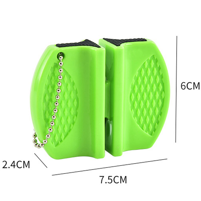 热销现货家用创意小磨刀器迷你双面便携户外家用快速磨刀器具厨房