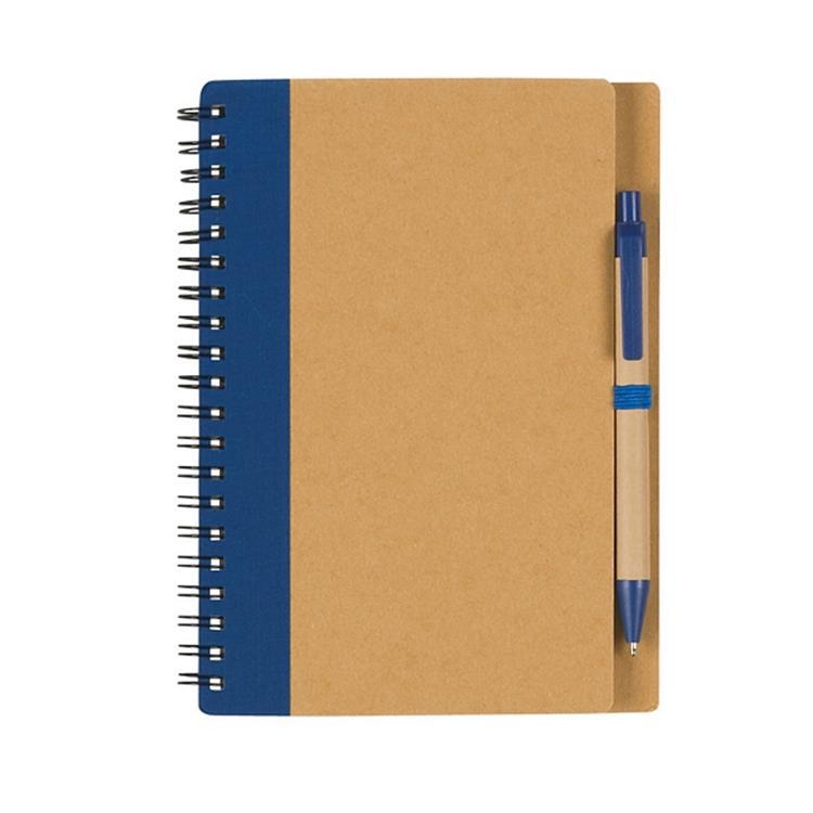 PSN1021 - Kraft Loose-leaf Spring Notebook厂家批发牛皮纸线圈本定做商务办公活页笔记本学生记事本定制logo