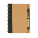PSN1021 - Kraft Loose-leaf Spring Notebook厂家批发牛皮纸线圈本定做商务办公活页笔记本学生记事本定制logo