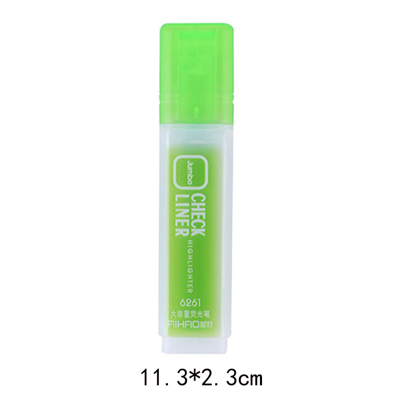 爱好文具 小清新糖果色创意学生奖品 大容量荧光笔 标记笔6261