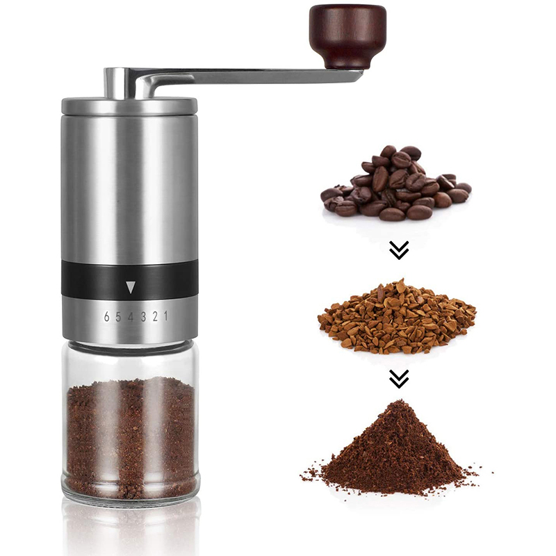 手摇磨豆机 不锈钢咖啡磨 手摇磨豆研磨器 咖啡磨豆机
