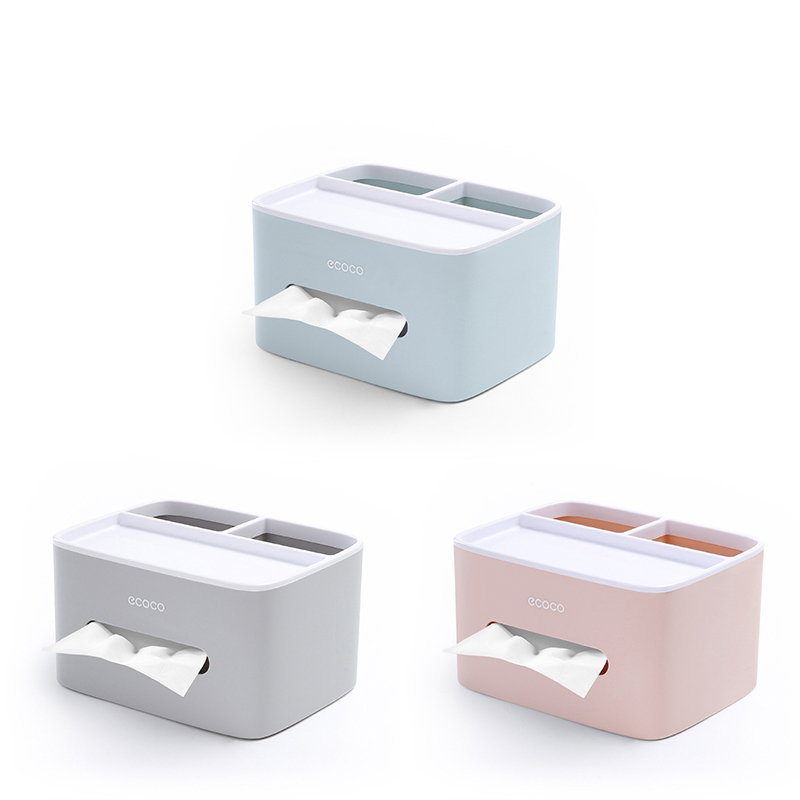 OFB1012 - Creative Desktop Tissue Dispenser and Organizer 创意桌面收纳纸巾盒 茶几客厅遥控器收纳盒 多功能实用简约抽纸盒