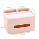 OFB1012 - Creative Desktop Tissue Dispenser and Organizer 创意桌面收纳纸巾盒 茶几客厅遥控器收纳盒 多功能实用简约抽纸盒