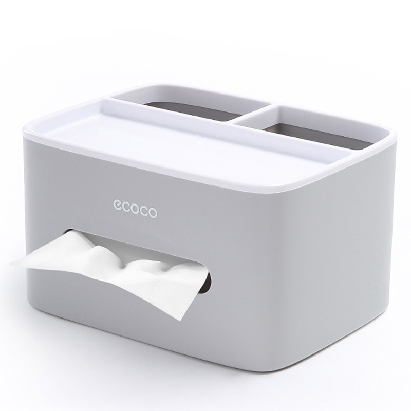 OFB1012 - Creative Desktop Tissue Dispenser and Organizer 创意桌面收纳纸巾盒 茶几客厅遥控器收纳盒 多功能实用简约抽纸盒