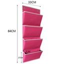 HOB6029 - Multi-pocket Hanging Organizer 专业生产家居布艺收纳挂袋 多色挂墙置物环保收纳悬挂防尘袋订做