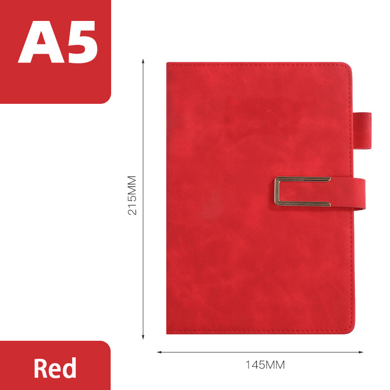 PSN1016 - A5 Metal Buckle Notebook Notepad Set 厂家文具批发商务礼品记事本pu广告定做笔记本套装定制LOGO彩印