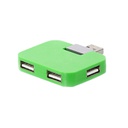 F512106 旋转USB分线器usb hub 旋转USB2.0HUB一拖4口车载U盘集线器扩展器