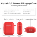 现货适用airpods通用蓝牙耳机套苹果二代液态硅胶防尘防摔保护套