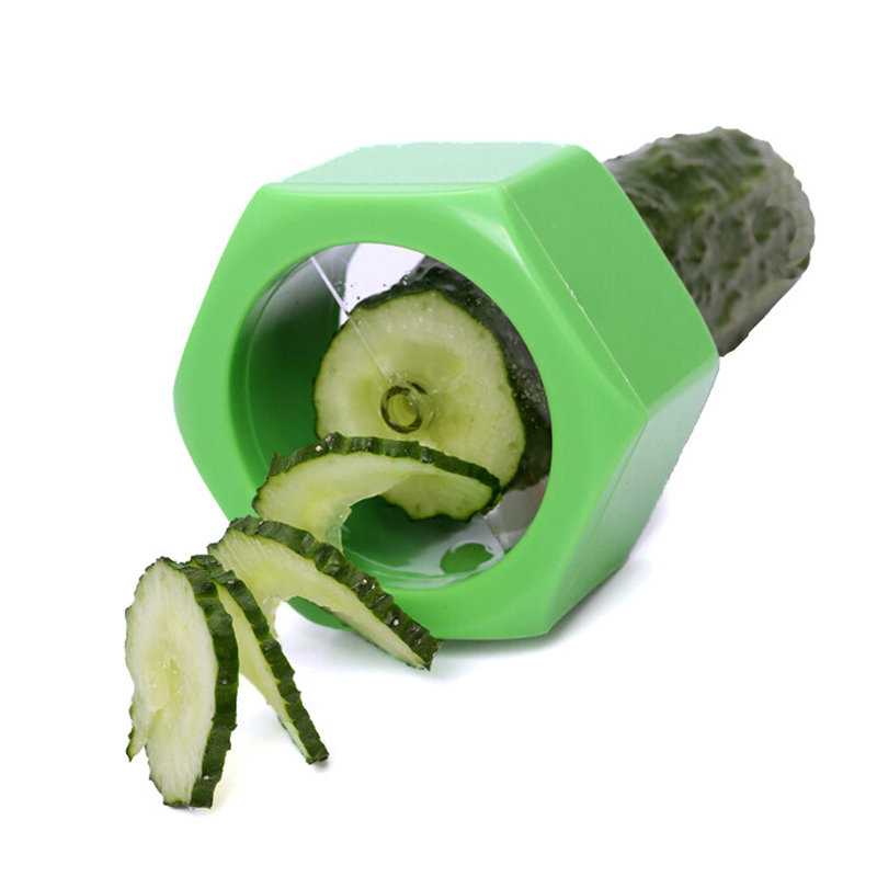 HOC3030 青瓜旋转器 料理刀 黄瓜螺旋切片器削皮器 美容切片器厨房小工具