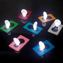 HKC2001韩版LED卡片灯 随身彩色名片灯小夜灯 便携应急灯/钱包灯 18g