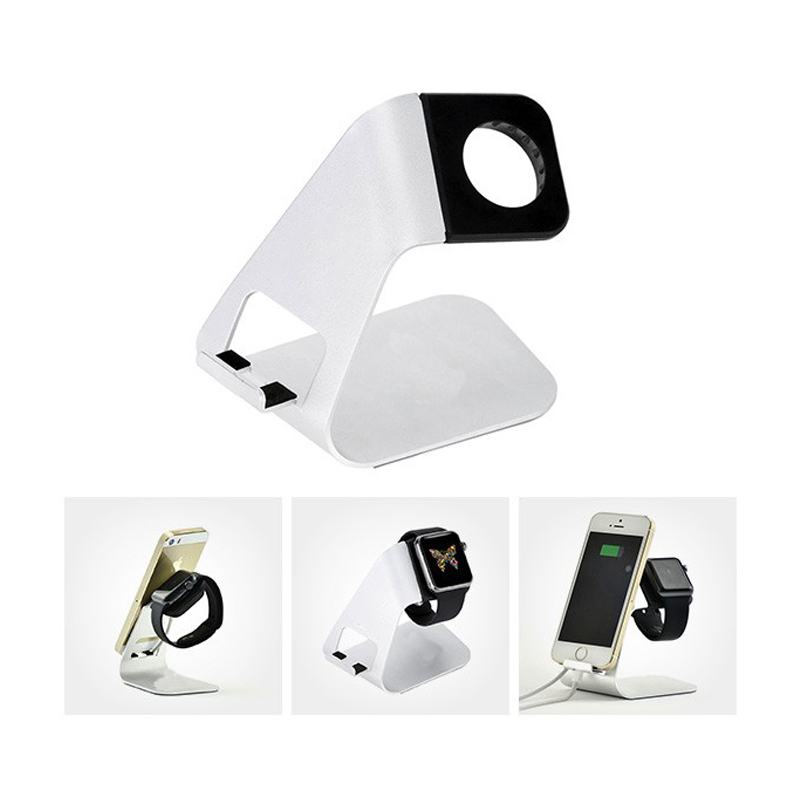 F512056 出口铝合金适用苹果适用apple iwatch手表平板手机充电底座支架