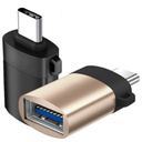 工厂直销 USB3.0母转type-c手机笔记本OTG转接头U盘转换头