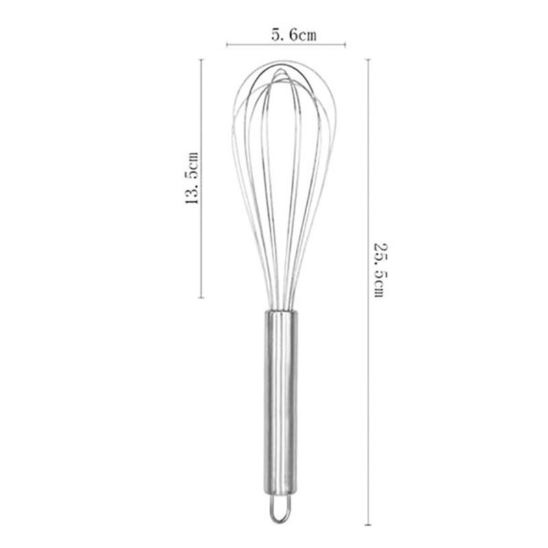 10寸 手动201不锈钢打蛋器 家用蛋糕工具 蛋糕6线打蛋器 烘焙工具