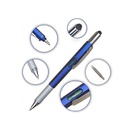 F500745多功能金属螺丝刀水平仪圆珠笔触屏电容头刻度水平尺金属笔