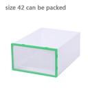 HOB6048 - Stackable Transparent Shoe Box 家用多功能透明收纳鞋盒拉门式塑料鞋箱鞋柜收纳整理盒省空间鞋架