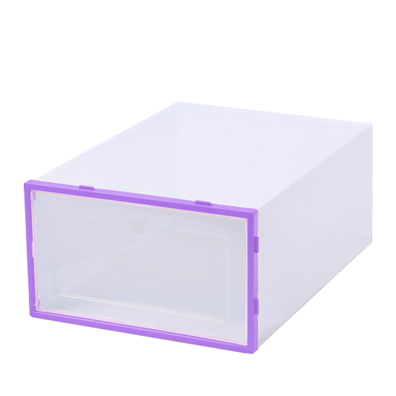 HOB6048 - Stackable Transparent Shoe Box 家用多功能透明收纳鞋盒拉门式塑料鞋箱鞋柜收纳整理盒省空间鞋架