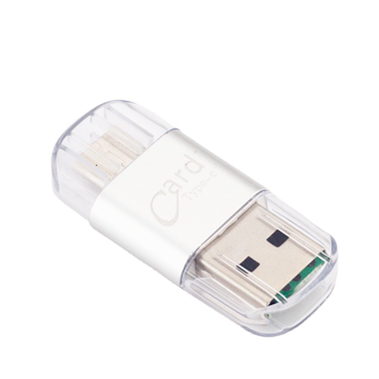 金属TF卡读卡器 type-c转USB 多功能OTG/转接头 /读卡器