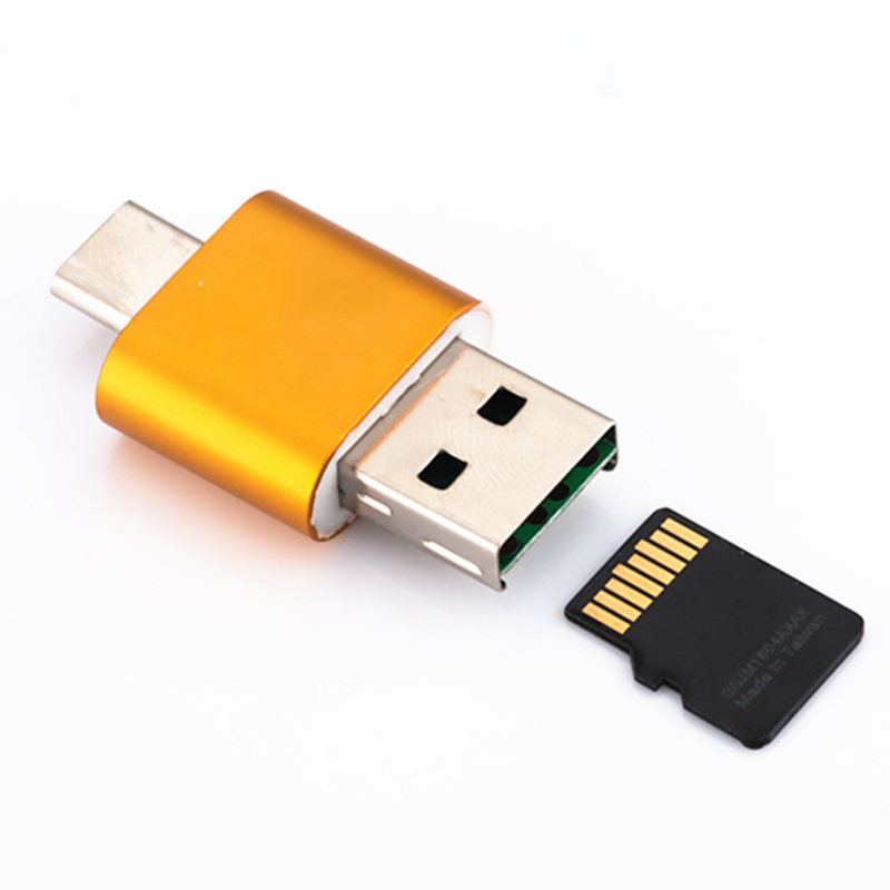 金属TF卡读卡器 type-c转USB 多功能OTG/转接头 /读卡器