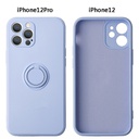 适用iPhone12手机壳苹果SE液态硅胶创意支架指环XR精孔全包保护套