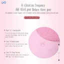 BR001365 - 新款充电硅胶洁面仪 电动洗脸仪导入仪迷你防水超声波毛孔清洁器